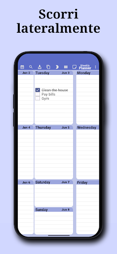 Planner Settimanale - agenda PC