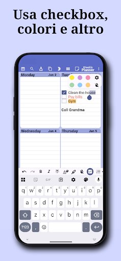 Planner Settimanale - agenda PC