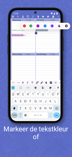 Weekplanner - agenda, notities