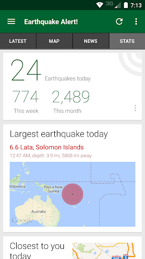 Earthquake Alert!