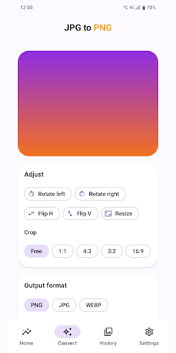 Image Converter - JPG to PNG PC