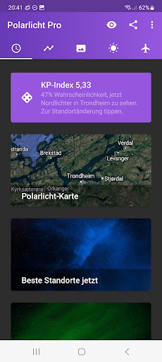Meine Polarlicht-Vorhersage PC