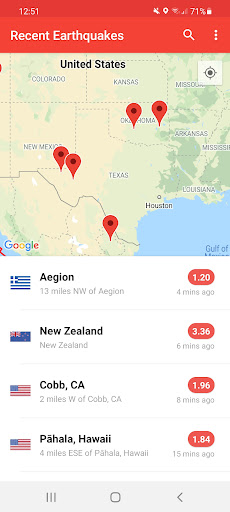 My Earthquake Alerts - Map PC