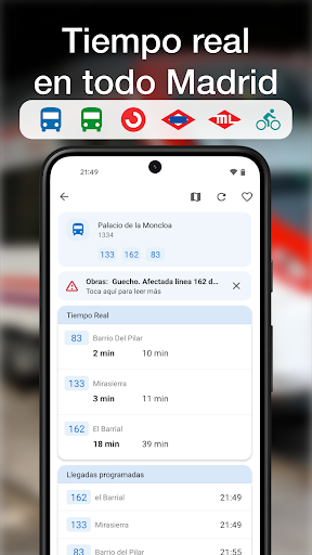 Transporte Madrid - Bus Abono