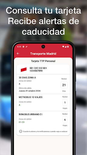 Transporte Madrid - Bus Abono