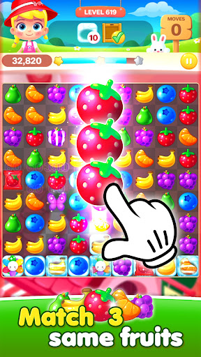 komputer Fruit Candy Puzzle