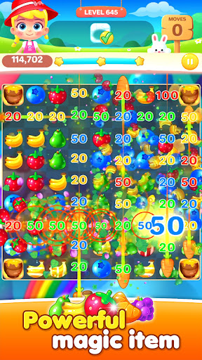 komputer Fruit Candy Puzzle