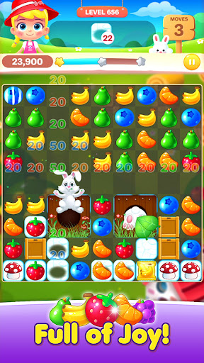 komputer Fruit Candy Puzzle