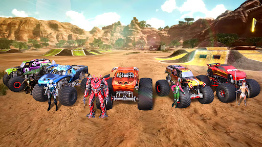 Monster Truck Stunt - Car Game الحاسوب