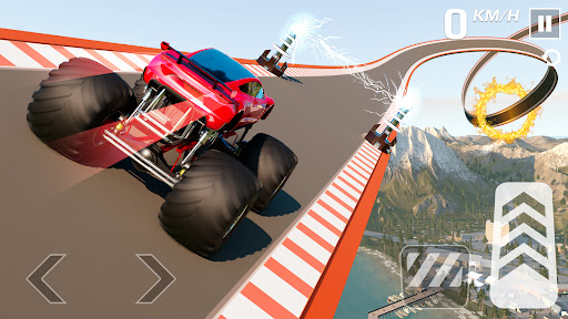 Monster Truck Stunt - Car Game الحاسوب