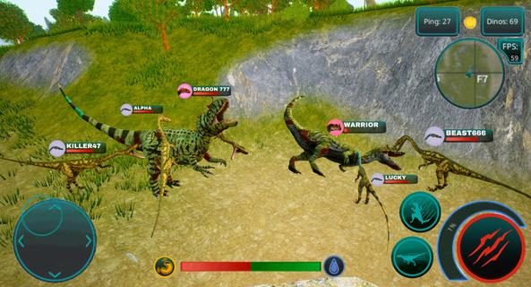 恐竜オンライン ゲーム: サバイバル シミュレーター 3D