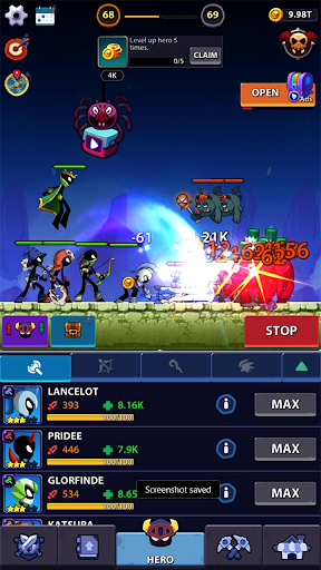 komputer Idle Stick Heroes