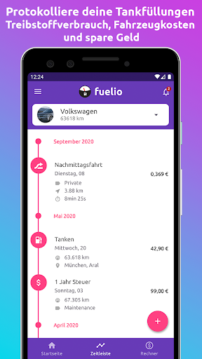 Fuelio: Tanken App,Fahrtenbuch PC