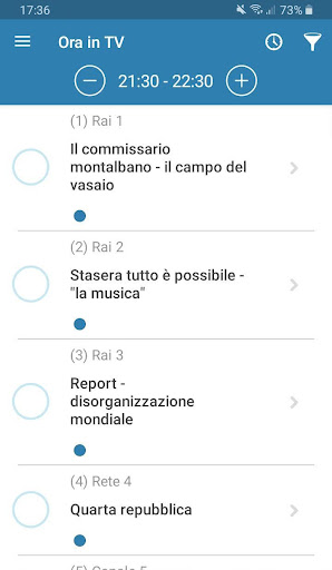 Oggi in TV - Guida TV PC