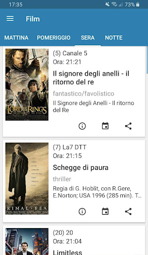 Oggi in TV - Guida TV PC