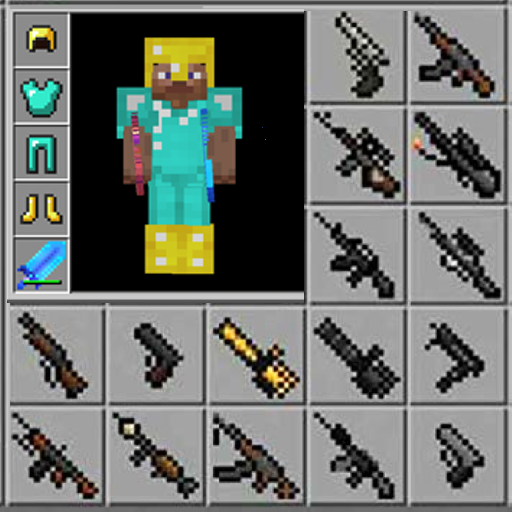 Guns Mod สำหรับ Minecraft PE PC