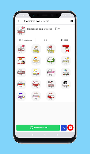 Stickers de Flork for whatsapp PC