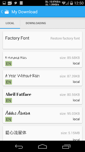 iFont(Fonts For Android) PC