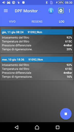 DPF Monitor -Fiat e Alfa Romeo