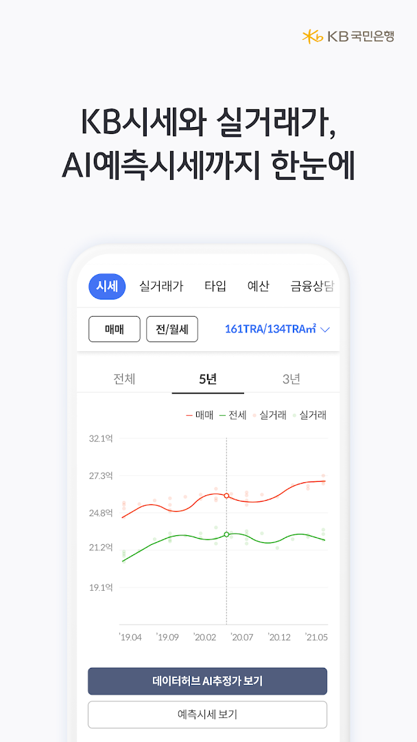 리브부동산 - 꿀시세 (KB시세 실거래 공시 매물 AI예측시세) PC