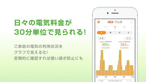 auでんき　電気が見える！電気の使いすぎもお知らせ！ PC版