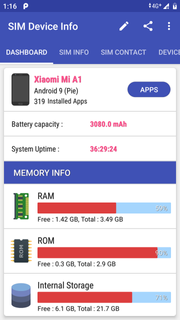 SIM Device Info پی سی