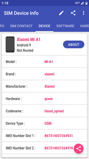 SIM Device Info پی سی