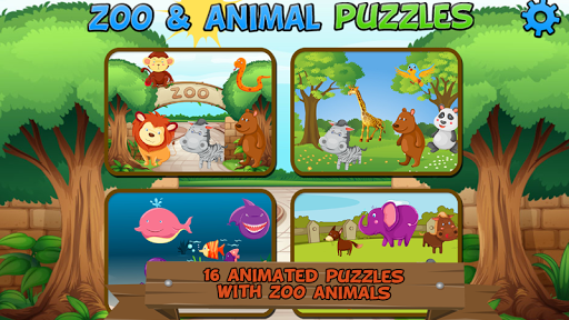 komputer Zoo and Animal Puzzles