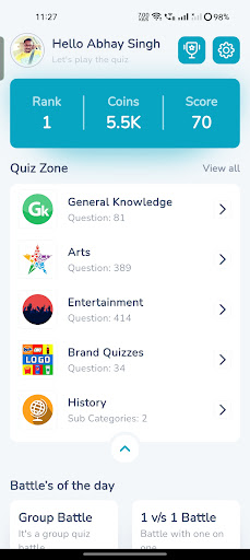 Quik Trivia- Play & Earn Money পিসি