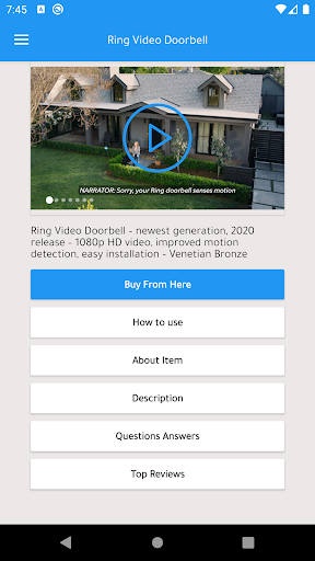Ring Video Doorbell PC