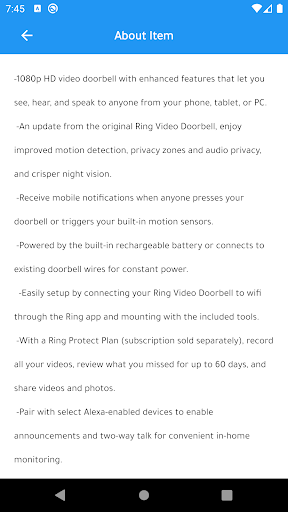 Ring Video Doorbell PC