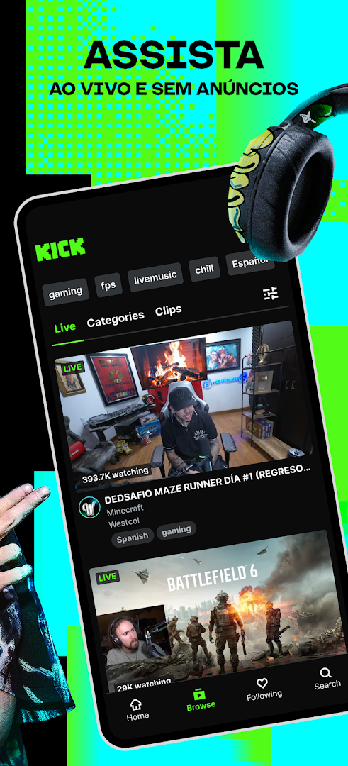 Kick: Live Streaming PC