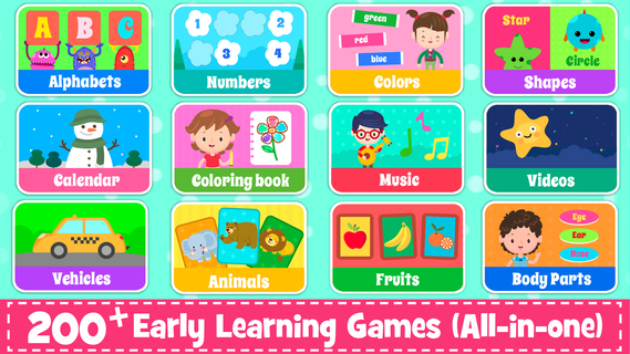 Kids Preschool Learning Games PC