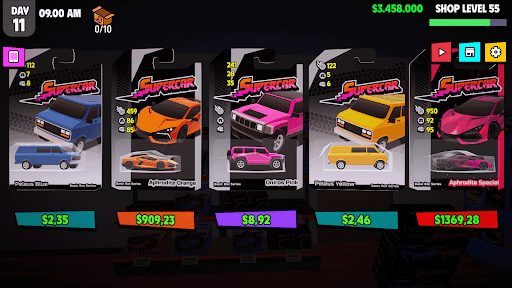 Supercar Collection Simulator