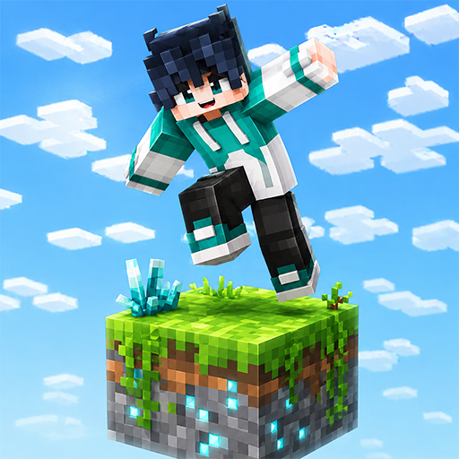 Maps One Block Survival Craft الحاسوب