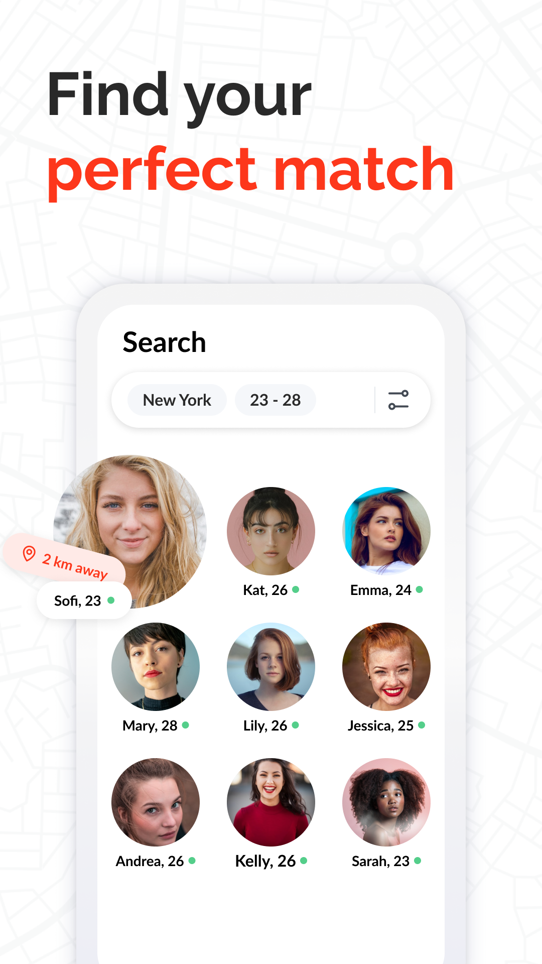 Kismia - Meet Singles Nearby PC