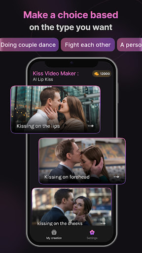 komputer AI Kiss Video- Hug Video Maker