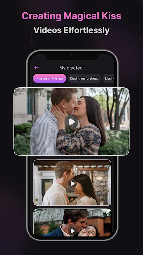komputer AI Kiss Video- Hug Video Maker