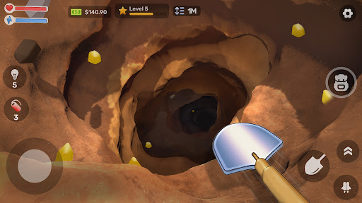 Digging a Hole : Mining Games