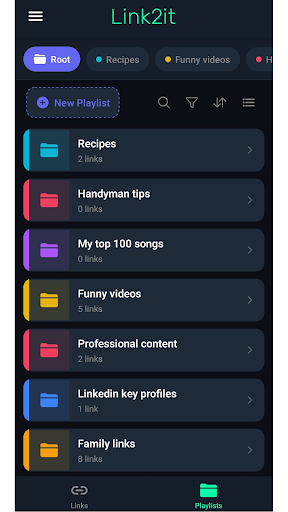 Link2it: Create Link Playlists PC