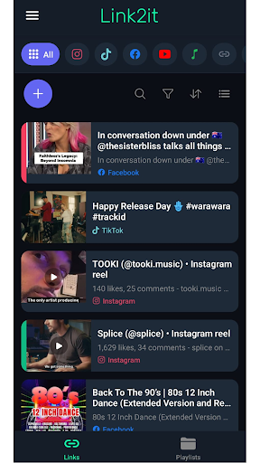 Link2it: Create Link Playlists PC