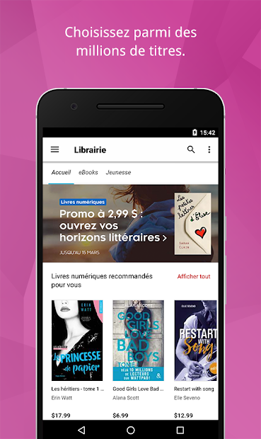 Kobo by Fnac - eBooks et Livres audio PC