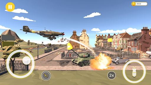 Ace Airplane 1945 WW2 Poly war