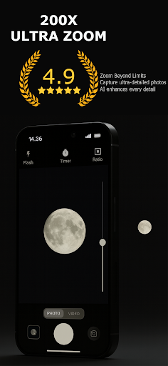 Ultra Zoom 200x Camera AI পিসি