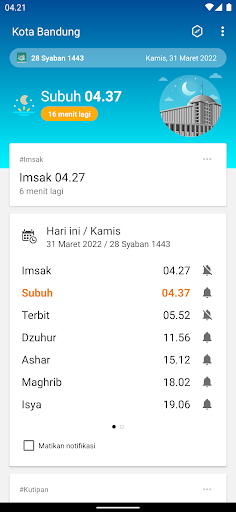 ShalatKu—Jadwal Sholat & Adzan PC