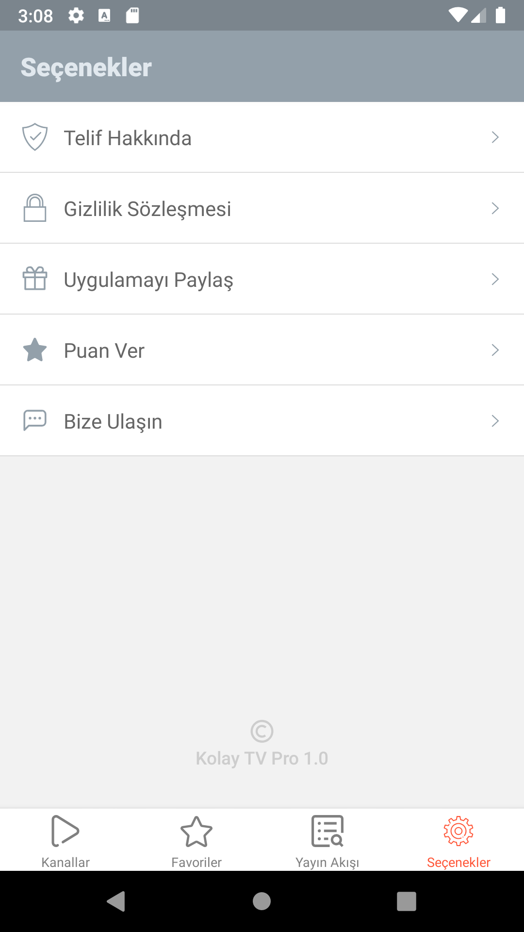 Kolay Tv - Canlı Tv İzle PC