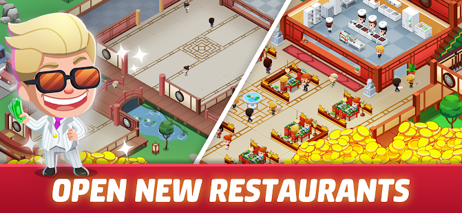 Baixar e jogar Idle Restaurant Tycoon - Simulador de cozinha no PC com MuMu  Player