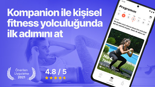 Kompanion: Evde Aletsiz Spor Yap & Fit Kal