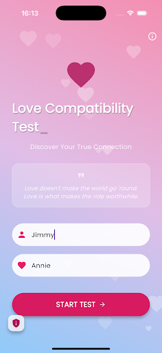 Love Tester - Crush Test Quiz PC
