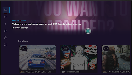 KRYZA CrypTube TV PC